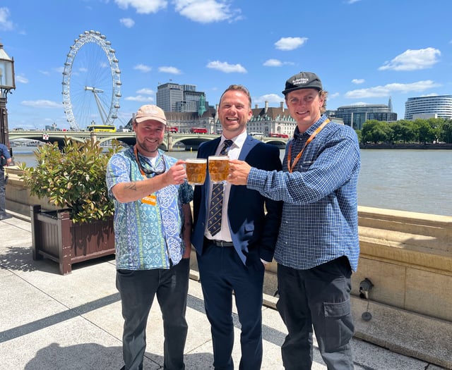 Cornish ale in Parliament bar