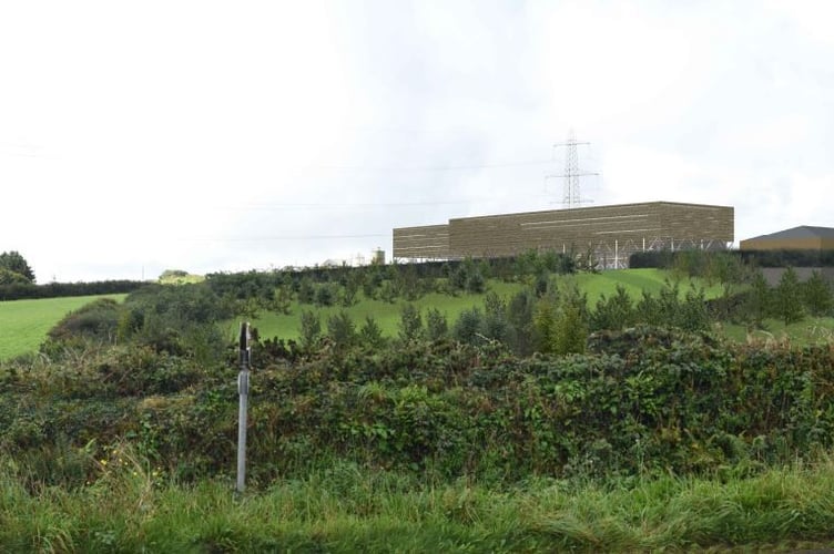 A photomontage of the proposed geothermal power plant (Picture: Wardell Armstrong)