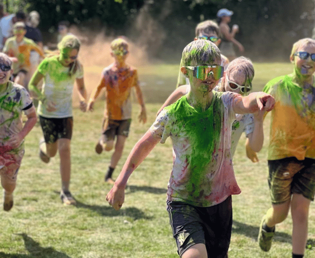 Primary school colour run puts the fun in fundraising