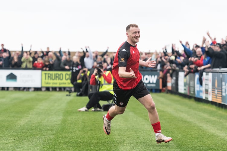 Truro City have completed the permanent signing of former Plymouth Argyle striker Luke Jephcott on a two-year deal. (Picture: Colin Bradbury)