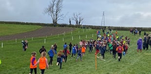 Runners ready themselves for latest Cross Country event at Cotehele