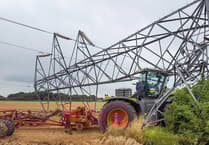 Farmers in Cornwall urged to 'look out, look up' for power line safety