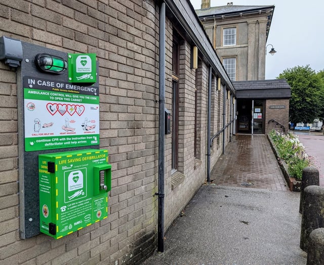 New defibrillator installed near Bodmin amenities