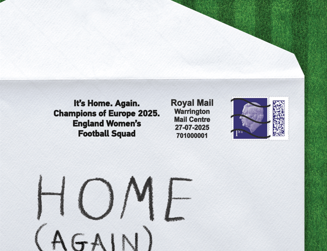 Royal Mail issue special postmark celebrating England Women's European football triumph
