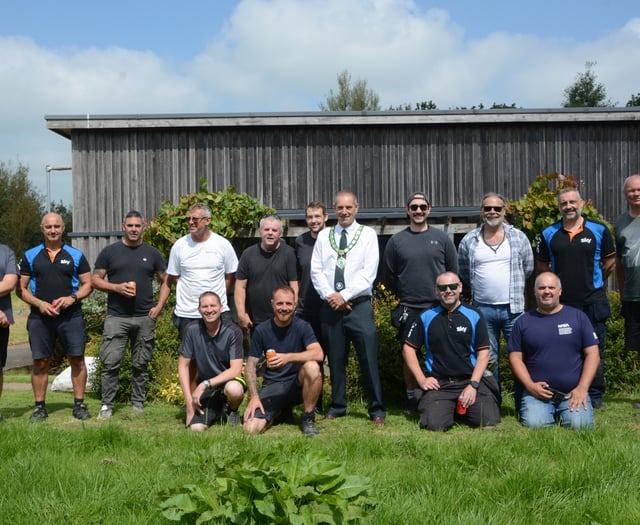 Mayor thanks Sky volunteers