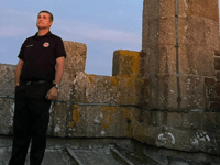 Firefighter honoured after 30 year service
