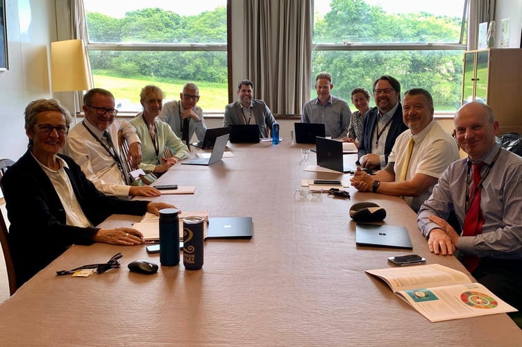 The cabinet of Cornwall Council. (Picture: LDRS)