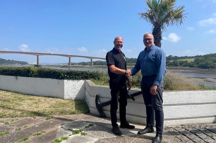 Mike Crocker being greeted upon marking his retirement from service at Torridge District Council. (Picture: Torridge District Council)