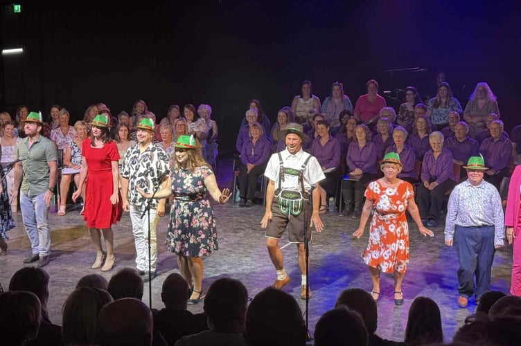 Performers at the Ever After event held at the Sterts Arts and Environmental Theatre in Upton Cross