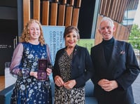 Musician presented with King's harpist brooch for excellence