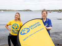 TV star joins charity swim