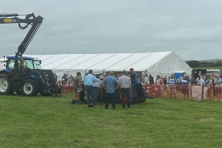 Coming together to fix a problem at Camelford Show