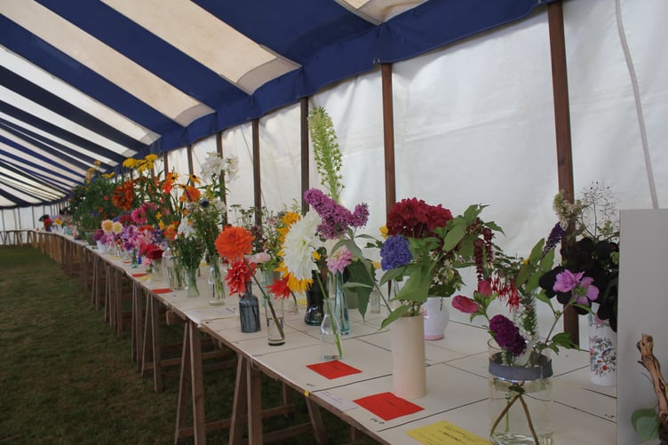 An abundance of summer blooms in the flowers categories with judges deliberating long and hard on all the winners.