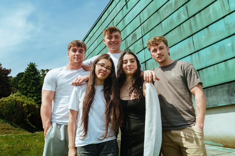 Cornwall College celebrates student's level 3 results.