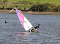 Brutal gusts make life difficult at Upper Tamar Lake