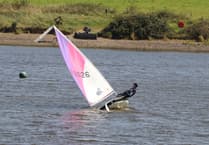 Brutal gusts make life difficult at Upper Tamar Lake
