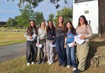 Celebrations at Shebbear College as pupils achieve top grades