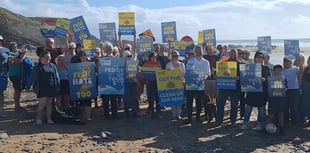 Protestors call for South West Water to stop sewage dumping