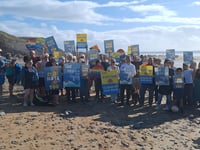 Protestors call for South West Water to stop sewage dumping
