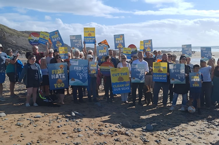 Bude Sewage Protest