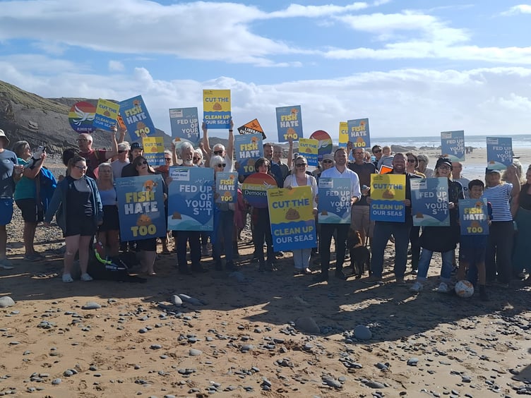 Bude Sewage Protest