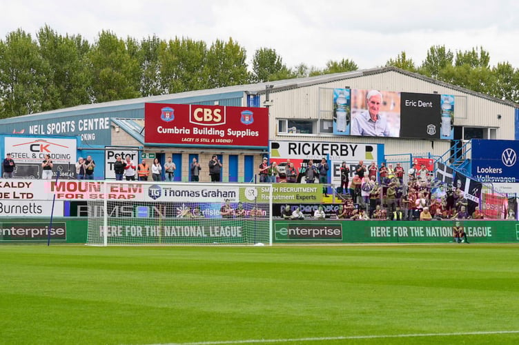 Truro supporters at Carlisle.