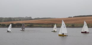 Conditions make life tough for sailors at Upper Tamar Lake