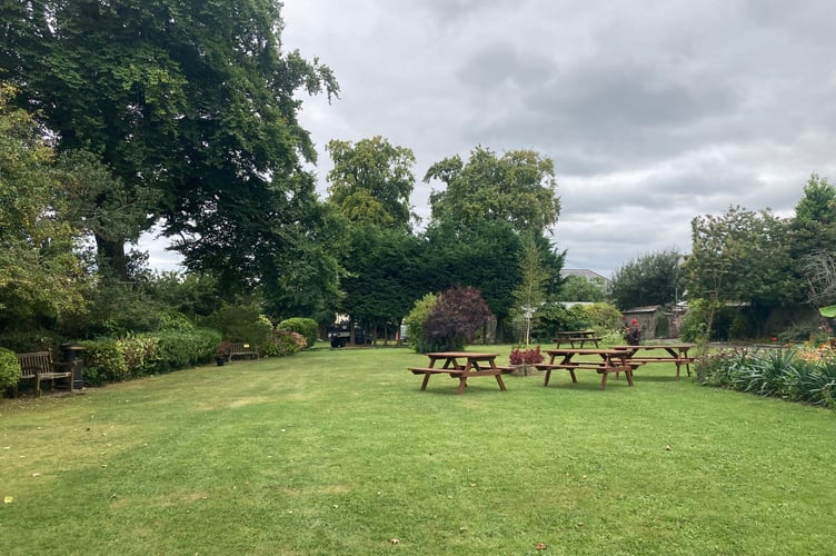 The new benches at Badock Gardens (Picture: Holsworthy Town Council)