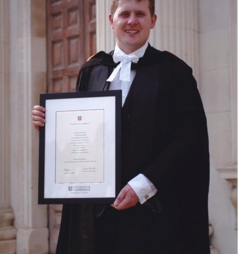 Luke Shillaber of Launceston recently graduated with a PhD in Power Electronics from Cambridge University (Churchill College). Son of Mark and Tracey Shillaber (Polyphant) and a former student at Lewannick Primary School and Launceston College, Luke is currently employed as managing director for PMK IWATSU UK Ltd, based in Cambridgeshire.