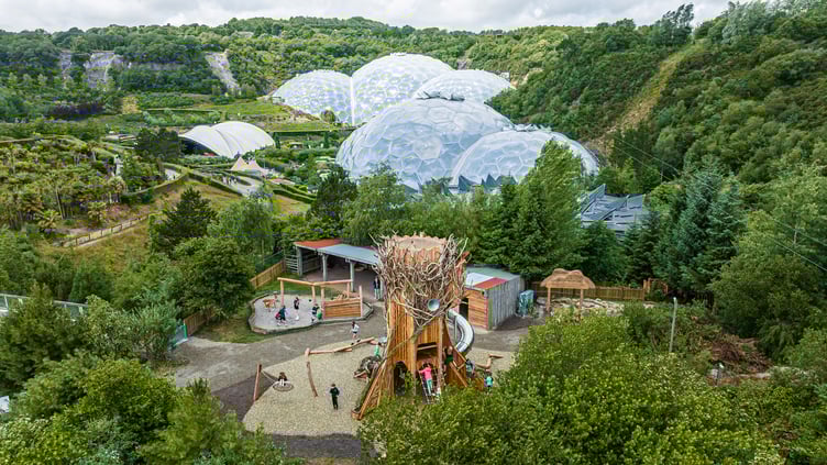 Visionary architect Sir Nicholas Grimshaw designed the Eden Project’s striking geodesic domes