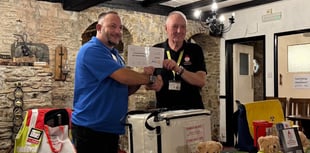 Rotary donation helps keep Cornwall Blood Bikes on the road