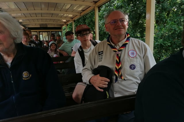 Rotary Club's generosity supports Scouts' steam day out
