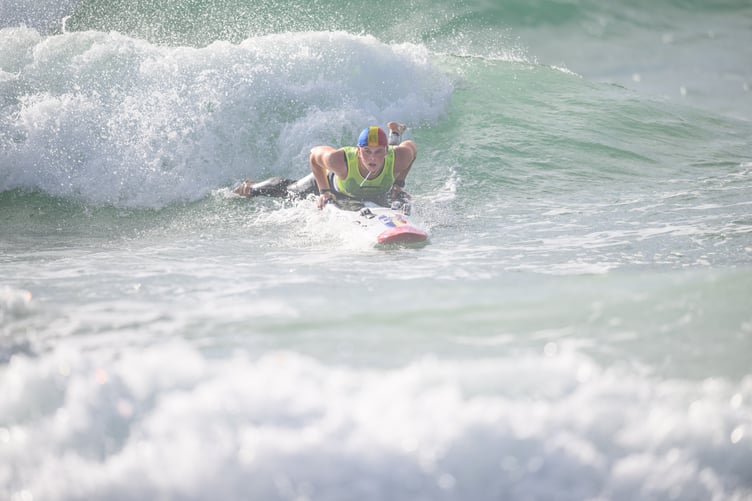 Ella Garrett from Newquay Surf Life Saving Club (Picture: Rhys Ellis-Davies)
