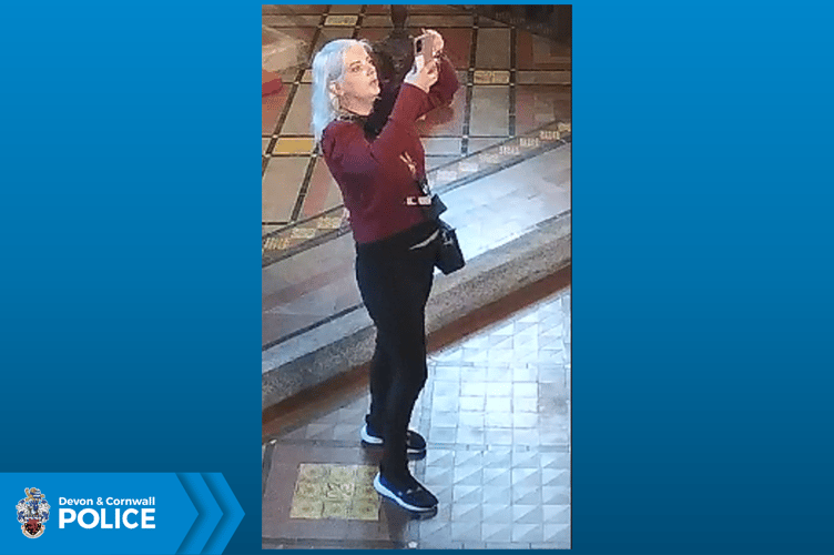 Devon and Cornwall Police  are appealing for the public’s help identifying this woman in relation to a theft from St Petroc's church in Bodmin