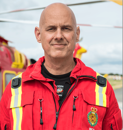 Paramedic Mick McLachlan has been nominated for a lifetime achievement award