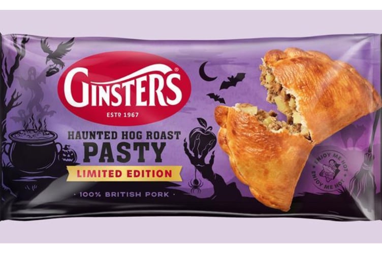 Ginsters have brought a limited edition Haunted Hog Roast pasty