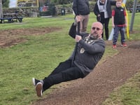Mayor leads the way on Callington’s new zip wire