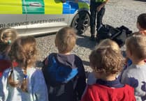 Tri-service officers delight nursery children