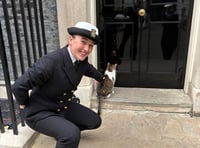 Student goes on official duty at Number 10