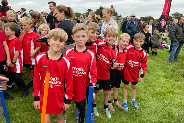 Primary pupils ready to run at Great Trethew event