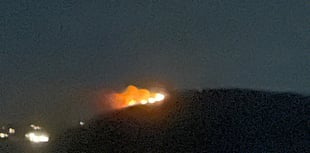 Fireworks suspected to be cause of Brea Hill blaze