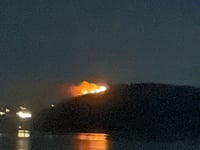 Fireworks suspected to be cause of Brea Hill blaze