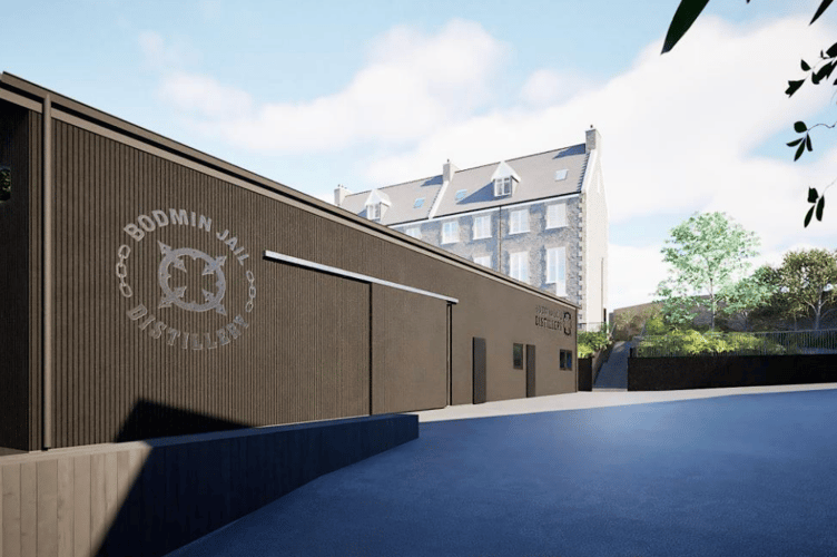 A CGI rendering of the proposed Bodmin Jail distillery (Picture: Cornwall Council)