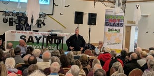 Rallying cries in packed public meeting to 'Stop Beacon Solar'