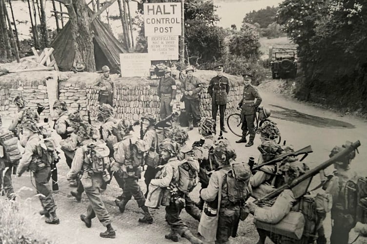 A photograph from the book showing members of the 29th Infantry Division at Trebah in Cornwall during the Second World War. (Picture: NARA via Museum Crush)