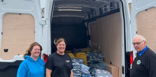 Holsworthy Lions sends bed sets to Ukraine