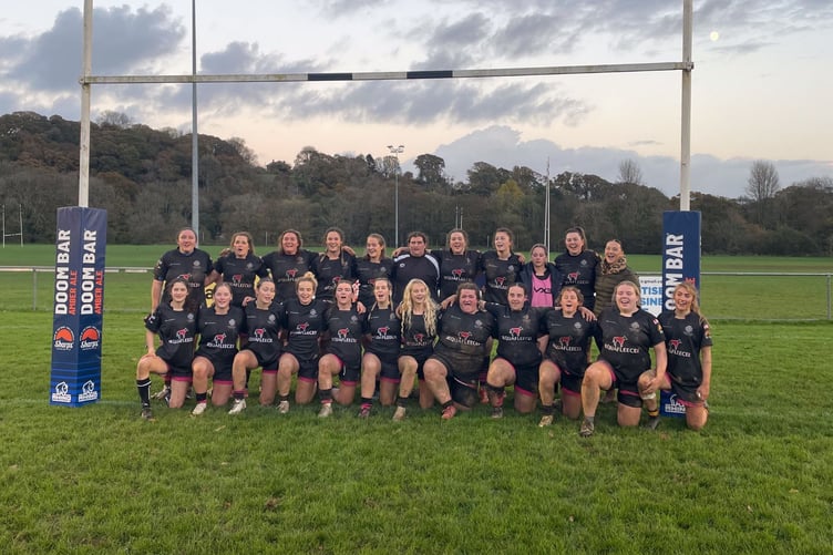 Launceston Ladies after beating Havant.