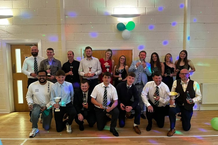 Holsworthy Cricket Club 2025 troPhy winners.