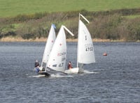 Wind reduces sailing at Upper Tamar Lake to one race