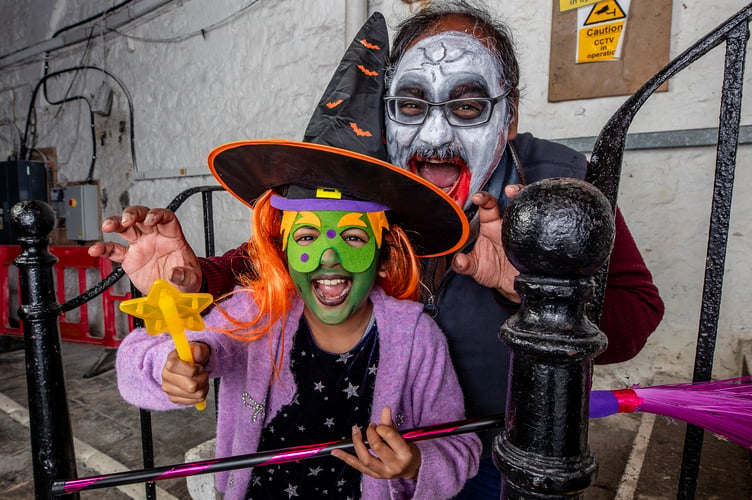 Two participants ready for the night of frights and fun. (Picture: Paul Williams)